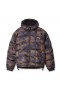 Jaqueta puffer de plumas resistente às intempéries, camuflagem ferrugem | Jaquetas e agasalhos masculinos ASRV