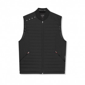 Vízálló, szigetelt futómellény, fekete | ASRV férfi dzsekik és felsőruházat