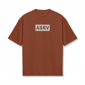  Aerosilver® オーバーサイズTシャツ ブリック "ボックスロゴ" | メンズ ASRV 半袖