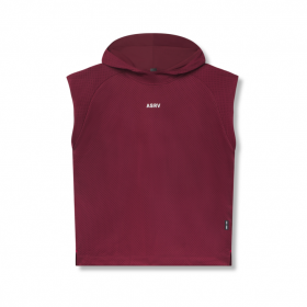 Vendbar 2-i-1 Cutoff-hettegenser Crimson | Herre ASRV-hettegensere og -gensere