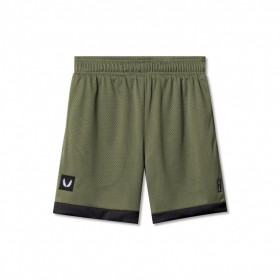  Silverplus™ Vendbar Mesh Shorts Olivengrønn/svart | Herre ASRV Shorts