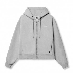  Tech Essential™ Distressed Full Zip Hoodie Heather Grey | Herre ASRV Hoodies & Sweatshirts