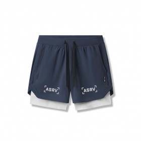  Tetra-Lite® 5" Liner Short Marineblå "brakett"/hvit | Herre ASRV Shorts