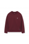  Fiskbensmönstrad Terry Crewneck Crimson | Herr ASRV Hoodies & Sweatshirts