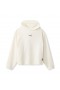  Micro-Terry Raw Ben Hoodie Cream | Herr ASRV Hoodies & Sweatshirts