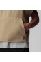 Tech Essential™ Raw Ben Cutoff Hoodie Khaki | Herr ASRV Hoodies & Sweatshirts