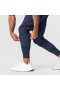  Tetra-Lite® Joggingbyxor med hög ribbad inläggning och fickor i marinblått | Herr ASRV Joggingbyxor & Byxor