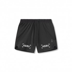 Aerosilver® 13 cm foderlösa shorts svarta "fästen" | Herr ASRV-shorts