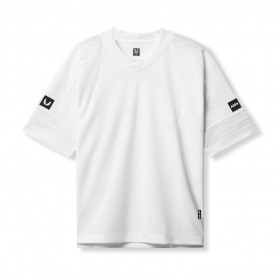 Silverplus™ Mesh Oversized Jersey Vit | Herr ASRV Kortärmad