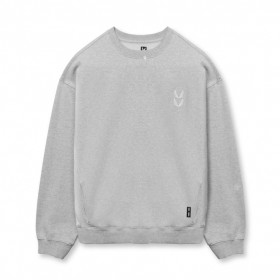  Tech Essential™ Distressed Crewneck Ljunggrå | Herr ASRV Hoodies & Sweatshirts