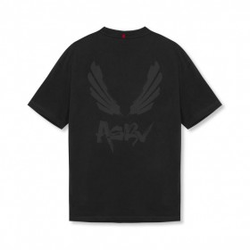  Tech Essential™ Avslappnad T-shirt Svart/svart "brush Wings/asrv" | Herr ASRV Kortärmad