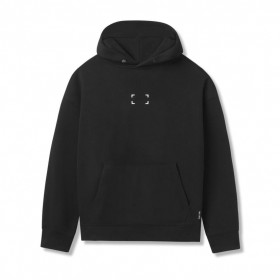  Tech-Terry™ Hoodie Svart "space Bracket" | Herr ASRV Hoodies & Sweatshirts