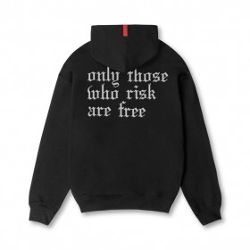  Tech-Terry™ Zip Pocket Hoodie Svart/vit "otwr" | Herr ASRV Hoodies & Sweatshirts