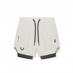  Tetra-Lite® 7" Liner Short Stone "wings"/svart | Herr ASRV Shorts