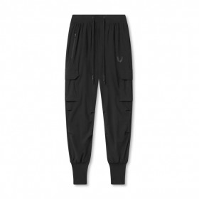 Tetra-Lite® Cargo High Rib Jogger Svart | Herr ASRV Joggers & Byxor