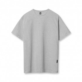  Camiseta Cottonplus™ Standard Mesh Back, gris jaspeado | Camiseta de manga corta para hombre ASRV