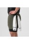  شورت Ripstop 3" High Split Liner قصير زيتوني/أسود | شورت ASRV رجالي