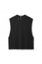  تانك Tech Essential™ Rocker Cutoff أسود | تانك ASRV للرجال