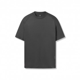  تيشيرت Aerosilver® الملائم باللون الرمادي الفضائي | أكمام قصيرة للرجال من ASRV