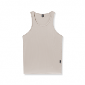 Creora® Tech Ribbed Tank Chai | Pánské tílka ASRV