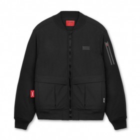  Kinterra™ Voděodolná bomberová bunda černá | Pánské bundy a svrchní oblečení ASRV