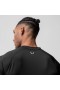  Aerosilver® Fitted T-shirt Sort "rp" | Herre ASRV Kortærmet