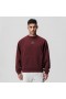  Dri-Core™ Oversized Crewneck Crimson | Herre ASRV Hættetrøjer og Sweatshirts