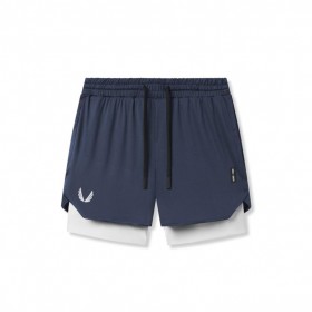  Aerosilver® 5" Liner Shorts Marineblå "wings"/hvide | Herre ASRV Shorts