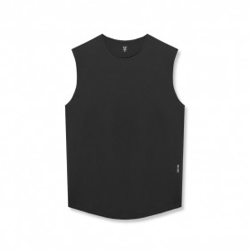  Aerosilver® Cutoff Tanktop Sort | Herre ASRV Tanktops