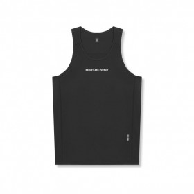  Aerosilver® Træningstoppe Sort "rp" | Herre ASRV Tanktops