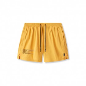  Aerotex™ 5" træningsshorts i ravgul | Herre ASRV-shorts