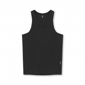  Solucell™ Essential Slim Tanktop Sort | Herre ASRV Tanktops