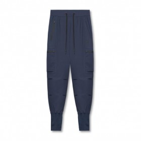  Tetra-Lite® Joggers med høj ribkant og indlæg i marineblå | Herre ASRV Joggers & Bukser