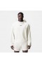  Micro-Terry Raw Hem Hoodie Crème | Heren ASRV Hoodies & Sweatshirts