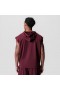 Omkeerbare 2-in-1 Cutoff Hoodie Crimson | Heren ASRV Hoodies & Sweatshirts
