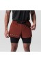  Ripstop 3" Belt Pack Short Brick/zwart | Heren ASRV Shorts
