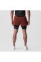  Ripstop 3" Belt Pack Short Brick/zwart | Heren ASRV Shorts