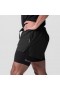  Ripstop 3" Belt Pack Short Dusk Black/zwart | Heren ASRV Shorts