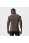  Supima® Fitted Tee Diep Taupe | Heren ASRV Korte Mouwen