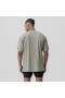  Supima® Oversized Tee Sage | Heren ASRV Korte Mouwen