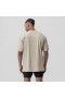  Supima® Oversized Tee Sand Smoke | Heren ASRV Korte Mouwen