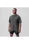  Supima® Oversized Tee Space Grey | Heren ASRV Korte Mouwen