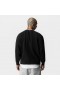  Tech Essential™ Distressed Crewneck Zwart | Heren ASRV Hoodies & Sweatshirts