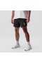  Tech-Terry™ Sidelock Sweat Short Zwart "Stacked Wings" | Heren ASRV Shorts