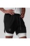  Tetra-Lite® 7" Liner Short Zwart "cyber"/wit | Heren ASRV Shorts
