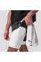  Tetra-Lite® 7" Liner Short Space Grey / Wit / Witte "vleugels" | Heren ASRV Shorts