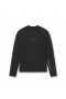 Warpflexx™ Compressie Mock Neck Lange Mouw Zwart "space Bracket" | Heren ASRV Lange Mouwen