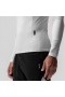 Warpflexx™ Compressie Mock Neck Lange Mouw Wit "space Bracket" | Heren ASRV Lange Mouwen