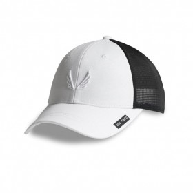 Katoenen mesh snapback wit/witte "vleugels" | Heren ASRV petten en hoofddeksels