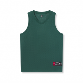 Ion-Mesh Basketbalshirt Forest Green | Heren ASRV Tanks
